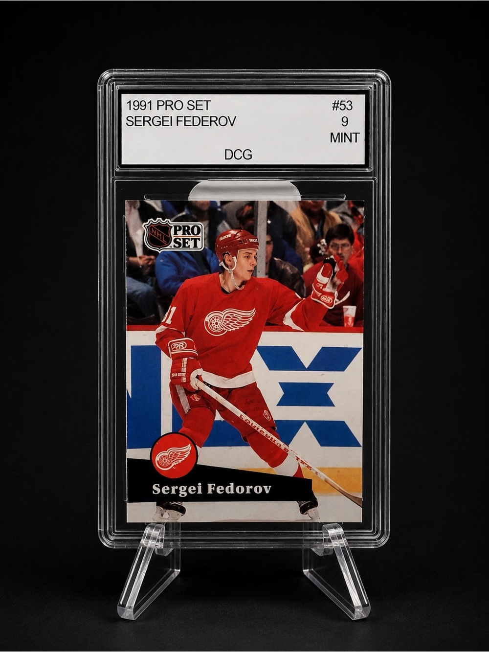 Sergei Fedorov Hockey Trading Card - 1991 Pro Set